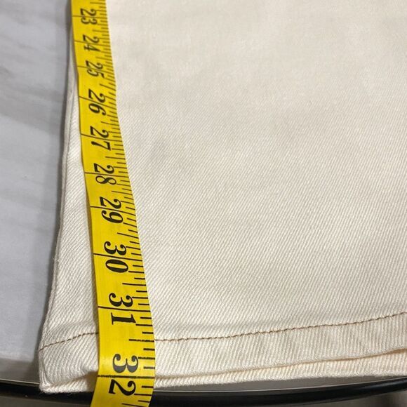 NWT Future Collective High Rise Flare Jeans 24 Cream Gabriella Karefa-Johnson - Picture 13 of 15